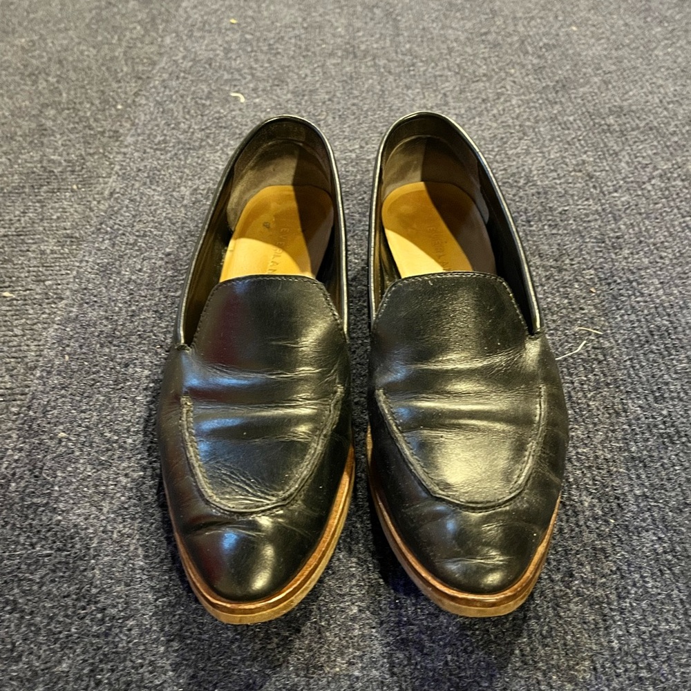 Black Everlane Leather Loafers